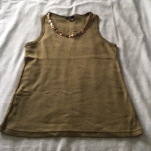 army green tank top